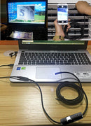 Waterproof Micro USB Endoscope Snake Tube Inspection Camera with 6 LED for OTG Android Phone, Length: 5m, Lens Diameter: 7mm