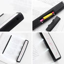 Book Wedge Reading Night Light, 3 LED Bright Panel Travel Lamp
