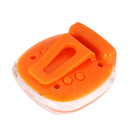 3D Heart Style Crystal Cover Digital Pedometer, Step Counter / Distance Travelled / Calorie Calculator(Orange)