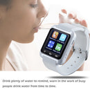 U80 Bluetooth Health Smart Watch 1.5 inch LCD Screen for Android Mobile Phone, Support Phone Call / Music / Pedometer / Sleep Monitor / Anti-lost(Red)