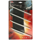 2 PCS Hood Side Shark Gill Simulation Air Flow Vent Fender Sticker for Car Decoration, Size: 22cm x 20cm x 2cm