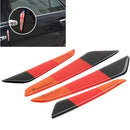 4 PCS Germany Flag Pattern Car Door Protector Carbon Fiber Door Side Edge Sticker