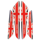4 PCS UK Flag Pattern Car Door Protector Carbon Fiber Door Side Edge Sticker