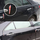 4 PCS UK Flag Pattern Car Door Protector Carbon Fiber Door Side Edge Sticker