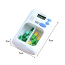 Smart portable Multi-Alarm Timer Pills Reminder Medicine Box(White)