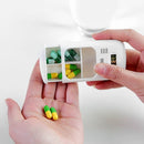 Smart portable Multi-Alarm Timer Pills Reminder Medicine Box(White)