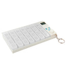 7 Days Pill Box with Digital Timer(White)