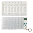 7 Days Pill Box with Digital Timer(White)