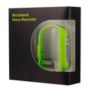 Wearable Wristband 4GB Digital Voice Recorder Wrist Watch, One Button Long Time Recording(Green)