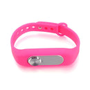 Wearable Wristband 4GB Digital Voice Recorder Wrist Watch, One Button Long Time Recording(Magenta)