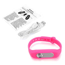 Wearable Wristband 4GB Digital Voice Recorder Wrist Watch, One Button Long Time Recording(Magenta)
