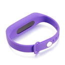Wearable Wristband 4GB Digital Voice Recorder Wrist Watch, One Button Long Time Recording(Purple)