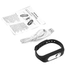 WR-06 Wearable Wristband 8GB Digital Voice Recorder Wrist Watch, One Button Long Time Recording(Black)