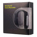 WR-06 Wearable Wristband 8GB Digital Voice Recorder Wrist Watch, One Button Long Time Recording(Black)
