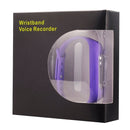 WR-06 Wearable Wristband 8GB Digital Voice Recorder Wrist Watch, One Button Long Time Recording(Purple)