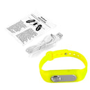 WR-06 Wearable Wristband 8GB Digital Voice Recorder Wrist Watch, One Button Long Time Recording(Yellow)