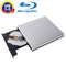 USB 3.0 Aluminum Alloy Portable DVD / CD Rewritable Blu-ray Drive for 12.7mm SATA ODD / HDD, Plug and Play(Silver)