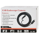 Waterproof USB Endoscope Snake Tube Inspection Camera with 6 LED for Parts of OTG Function Android Mobile Phone, Length: 5m, Lens Diameter: 7mm(Black)
