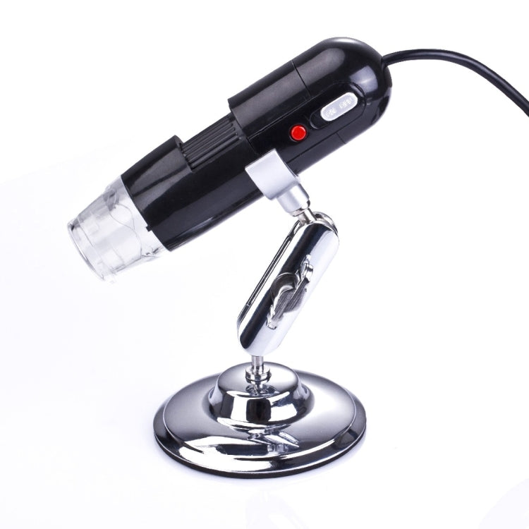 1.3 Mega pixels 200x USB digital microscope with 8 LED White light(Black)