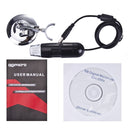 1.3 Mega pixels 200x USB digital microscope with 8 LED White light(Black)