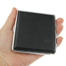 Stylish Metal + Artificial Leather Cigarette Case