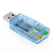 USB DSP 5.1 External Sound Card Adapter Mono Channel (Color random delivery)