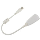 Steel Series 5H V2 USB 7.1 Channel Sound Adapter External Sound Card(White)