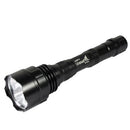 Uranus Fire WF-900L Super Bright LED Flashlight, For Climbing, Camping, Hiking, climbing, camping, 2 x 18650 Li-ion Battery(Black)