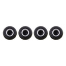 Universal 8mm American Billiards No.8 Ball Style Plastic Car Tire Valve Caps, Pack of 4(Black)