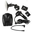 Full-Band Rader Detector, Built-in Loud Speaker, Support GPS Navigator, Power on with Russian Speech of Welcome(Black)