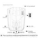 2 in 1 (360 Degrees Laser Full-Band Scanning Advanced Radar Detectors / Laser Defense Systems & GPS Location), Built-in Loud Speaker, Russia Language Only
