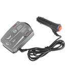2 in 1 (360 Degrees Laser Full-Band Scanning Advanced Radar Detectors / Laser Defense Systems & GPS Location), Built-in Loud Speaker, Russia Language Only