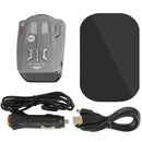 2 in 1 (360 Degrees Laser Full-Band Scanning Advanced Radar Detectors / Laser Defense Systems & GPS Location), Built-in Loud Speaker, Russia Language Only