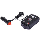 V8 Black 360 Degrees Full-Band Scanning Advanced Radar Detectors and Laser Defense Systems, Built-in Loud Speaker (English Only), Detectable Distance: 200-400m(Black)