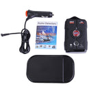 V8 Black 360 Degrees Full-Band Scanning Advanced Radar Detectors and Laser Defense Systems, Built-in Loud Speaker (English Only), Detectable Distance: 200-400m(Black)