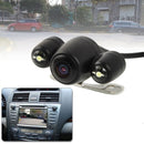 2.4G Wireless DVD Night Vision Car Rear View Backup Camera with 2 LED, Wide viewing angle: 120Â°(WX808EBS)(Black)