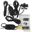 2.4G Wireless DVD Night Vision Car Rear View Backup Camera with 2 LED, Wide viewing angle: 120Â°(WX808EBS)(Black)