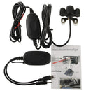 2.4G Wireless GPS Night Vision Car Rear View Backup Camera with 2 LED, Wide viewing angle: 120Â° (WX808EBS)(Black)