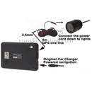 7 LED IR Infrared Waterproof Night Vision License Plate Frame Astern Backsight With Scaleplate, Support Installed in GPS Navigator , Wide Viewing Angle: 140 degree (YX001)(Black)