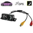 7 LED IR Infrared Waterproof Night Vision Wired Short Lens DVD Rear View, With Scaleplate , Support Installed in Car DVD Navigator or Car Monitor , Wide Viewing Angle: 140 degree (YX002)(Black)