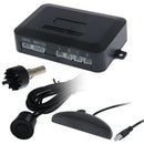 3-color LED / LCD / Display Car Parking Sensor System with Self-test Function & Four Sensors, Detecting Distance: 0-2.5m(Black)