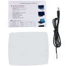 4.3 inch Folding Car Rearview LCD Monitor, 2 Channels AV Input(Black)