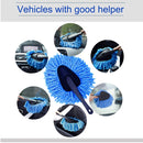 KANEED SL-915 Car Dash Duster Washable Microfiber Interior and Exterior Surface Cleaner Wax Treated Professional Detailing Tool, Size: 34 x 19cm(Blue)