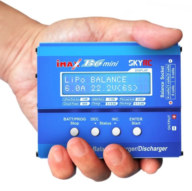 SKYRC iMAX B6 Mini Professional Balance Charger / Discharger for RC Battery Charging(Blue)