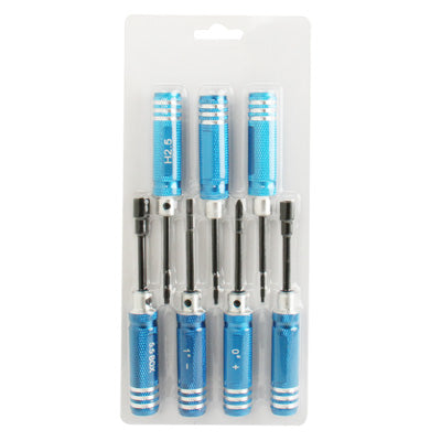 7 in 1 RC Tool Screwdriver for Trex 450 (Blue)