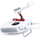 Metal Iron CNC Mobile Device Holder for DJI Phantom 3 or Inspire 1 Transmitter(Red)