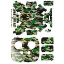 Camouflage Pattern 4D Imitation Carbon Fiber PVC Water Resistance Sticker Kit for DJI Phantom 3 Quadcopter & Remote Controller & Battery