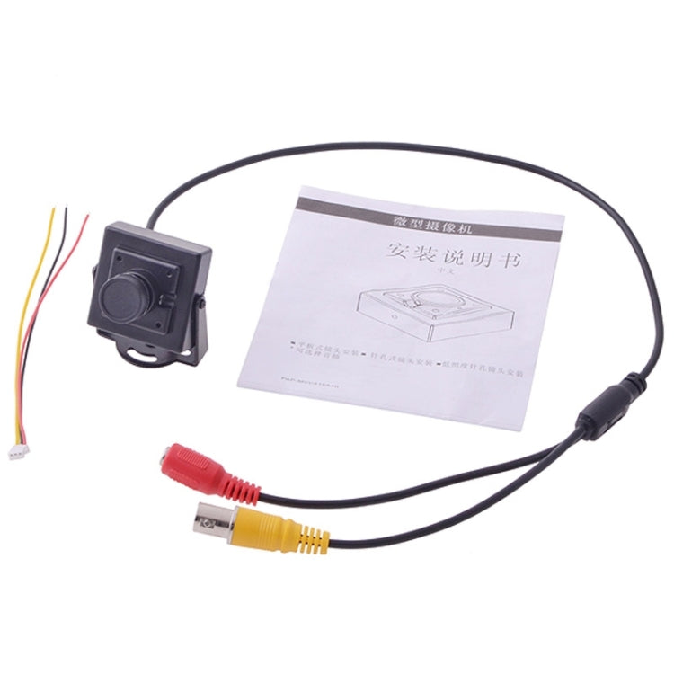 Mini HD 700TVL 1/3 inch 3.6mm Lens CCTV Security Video FPV Color Camera, NTSC System