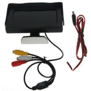 4.3 inch Car Color Monitor with Adjustable Angle Holder & Universal Sunshade , Dual Video Input