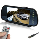 7 inch Rear View TFT-LCD Color Car Monitor , Support Reverse Automatic Screen Function